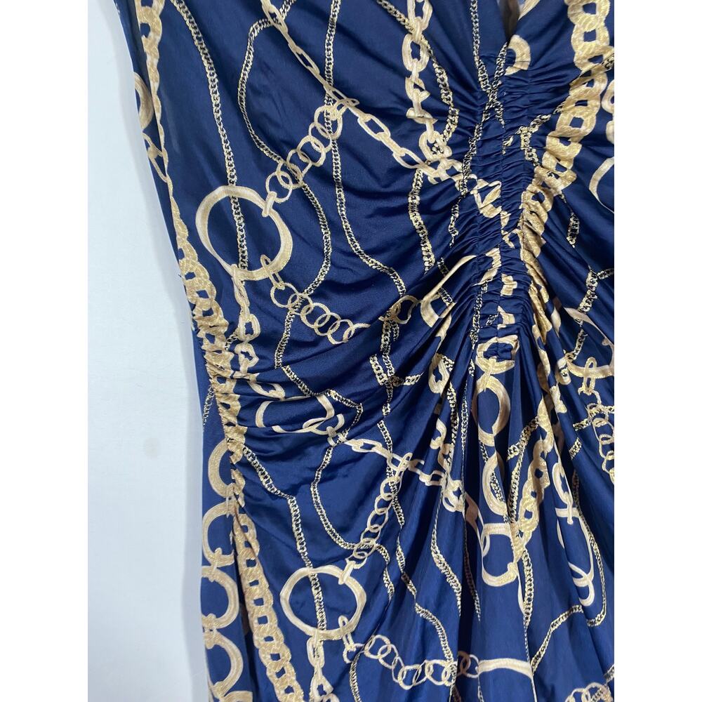 Cache Top Chain Link Equestrian Stretch Knit Gath… - image 5